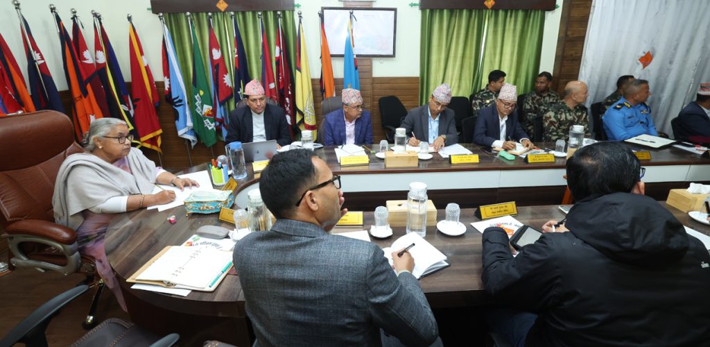 लुम्बिनीमा निर्वाचन तयारीको समीक्षा, प्रधानमन्त्री सुशीला कार्कीले लिइन् सुरक्षा ब्रिफिङ