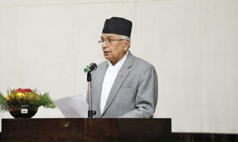 आसन्न प्रतिनिधिसभा निर्वाचन सफल बनाउन राष्ट्रपतिको आह्वान