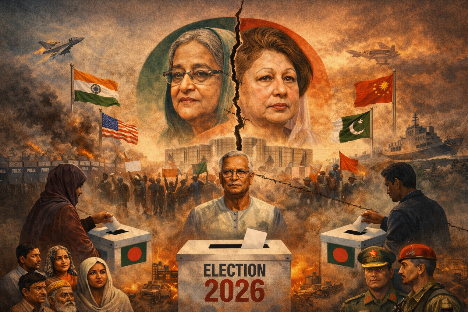 ३५ वर्षपछि नयाँ राजनीतिक मोडमा बंगलादेश