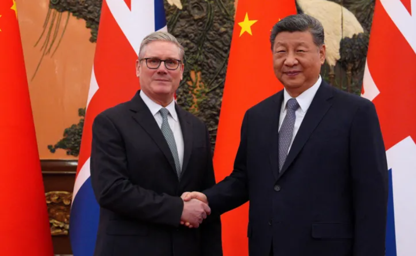 चीन र बेलायतबीच विशेष सम्झौता