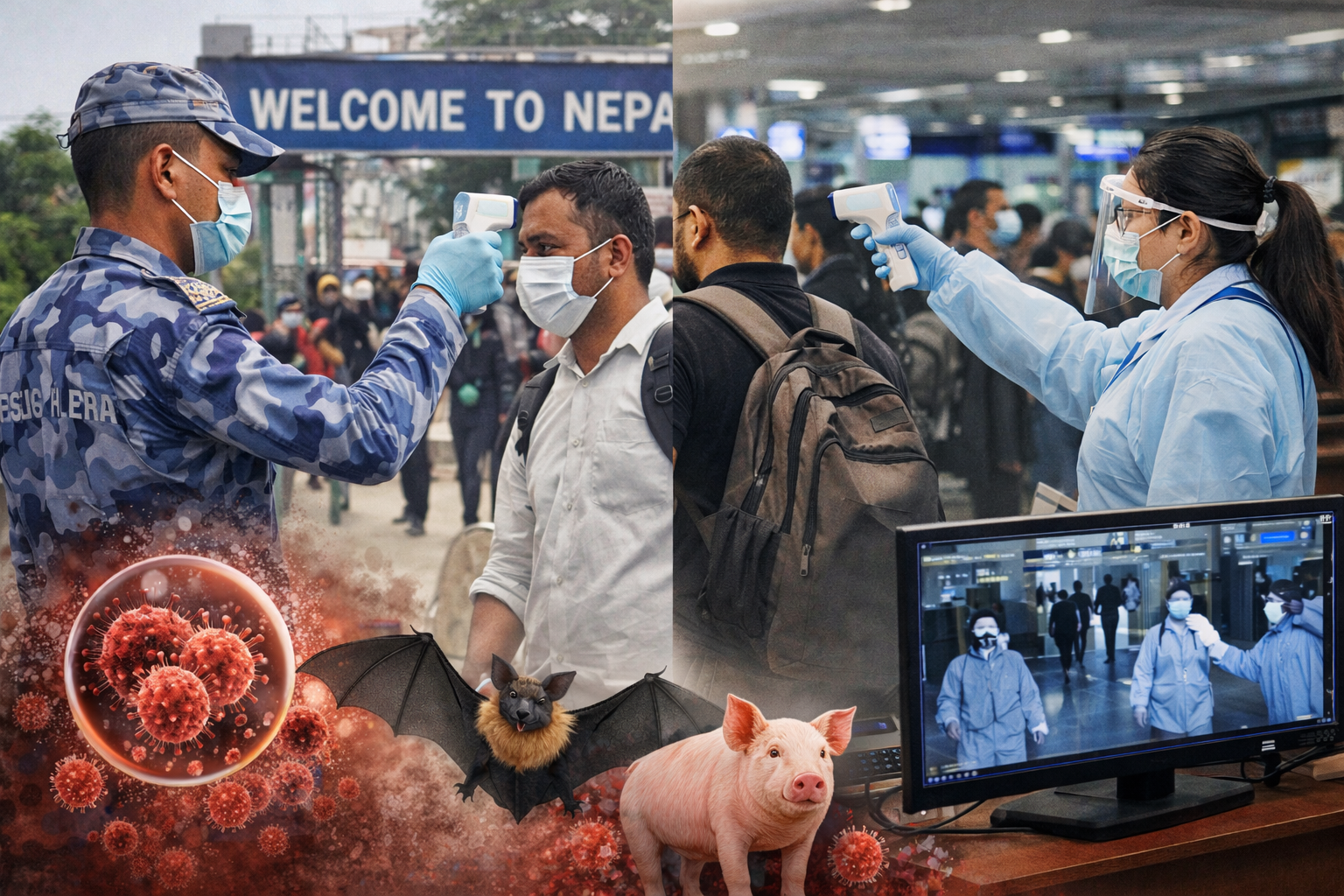 पश्चिम बङ्गालमा निपा भाइरस देखिएपछि नेपाल सतर्क