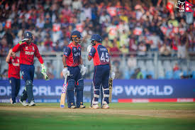 इंग्ल्यान्डको पसिना छुट्यो, तर नेपाललाई अन्तिम ओभरमा निराशा