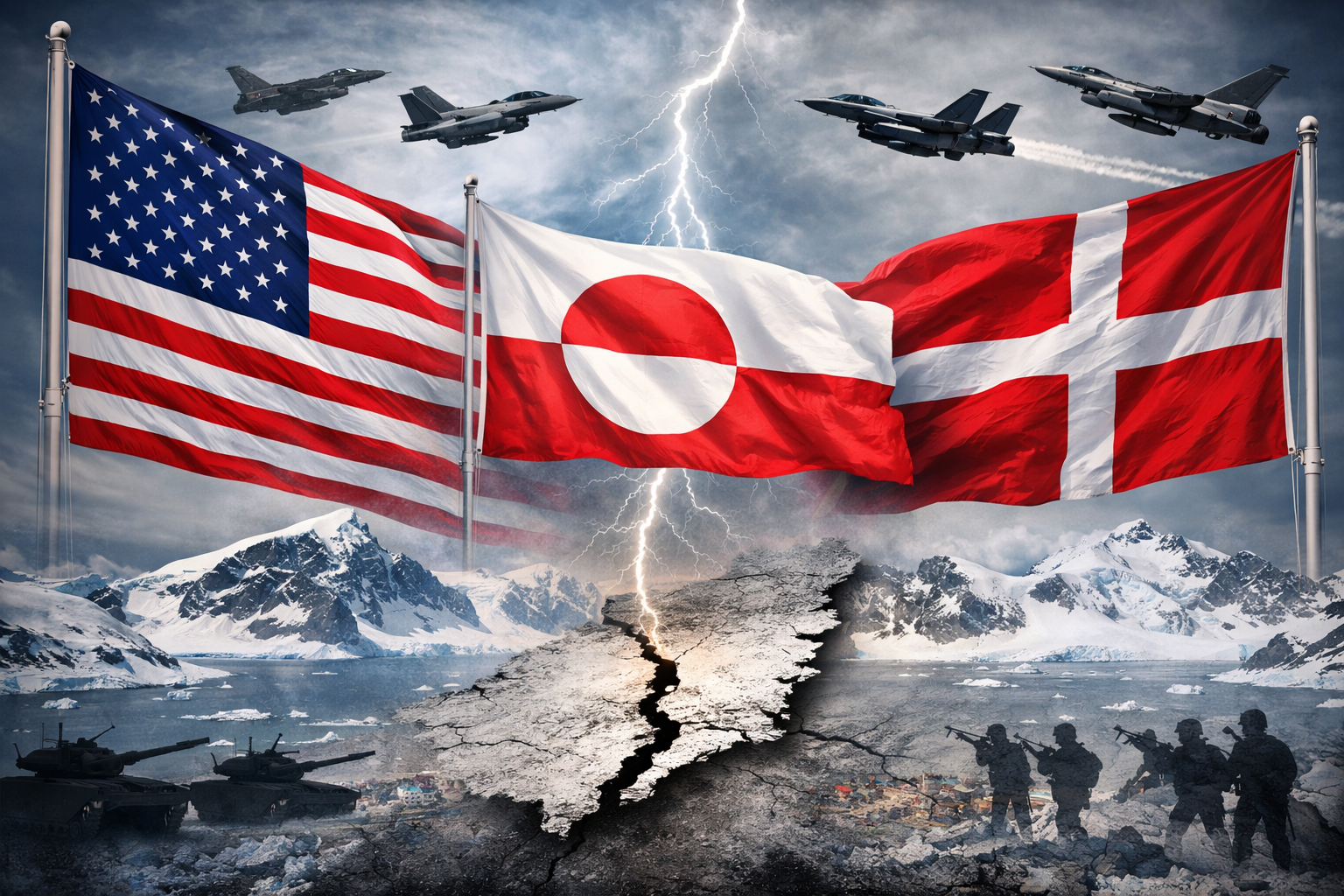 ग्रीनल्याण्ड विवादले अमेरिका–डेनमार्कबीच कूटनीतिक तनाव चुलिँदै