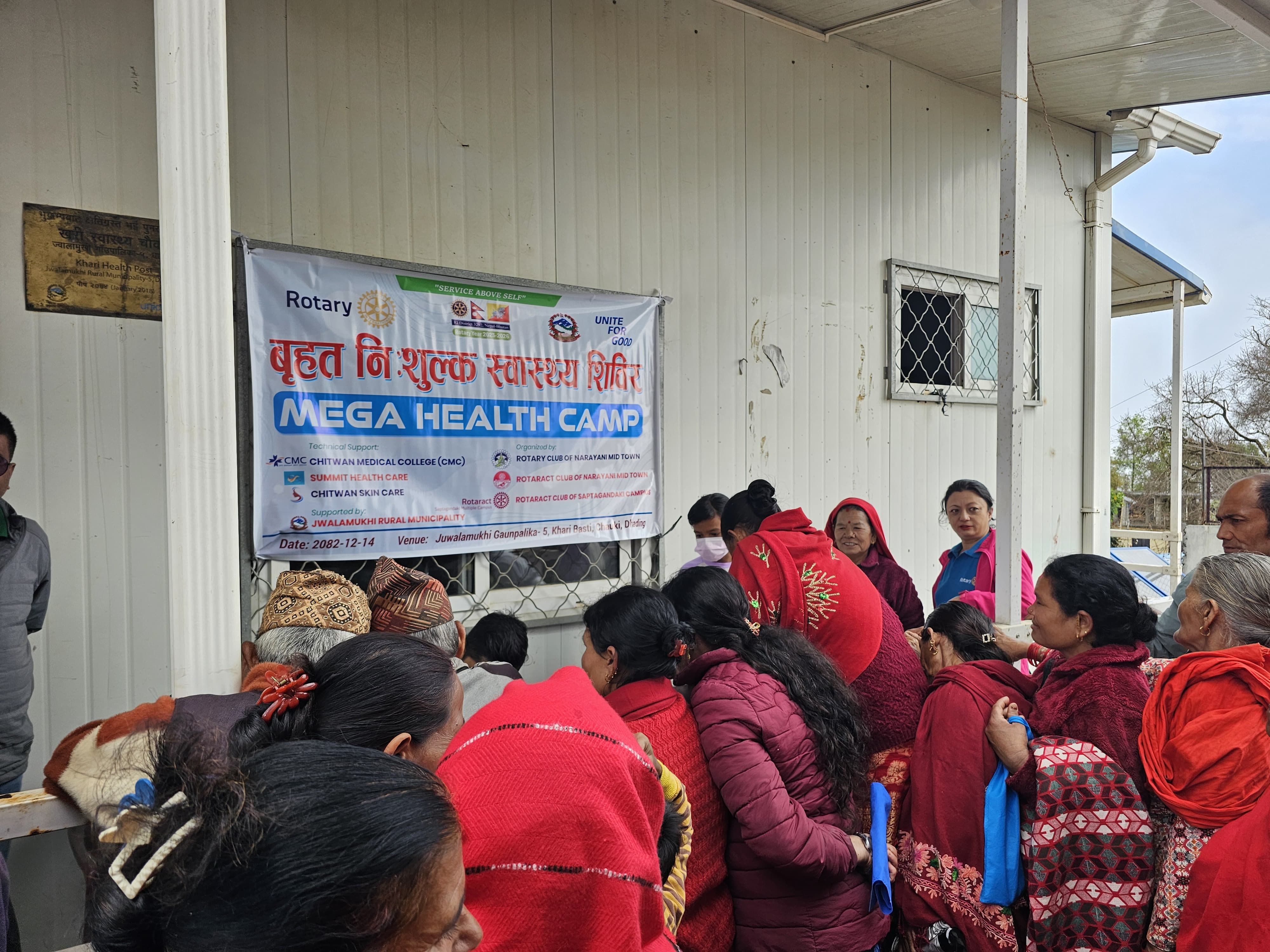 ज्वालामुखी गाउँपालिकामा निःशुल्क विशेषज्ञ स्वास्थ्य शिविर, ५ सयभन्दा बढी नागरिक लाभान्वित