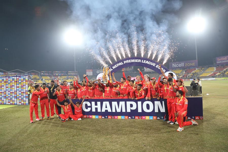 सुदूरपश्चिमलाई हराउँदै लुम्बिनी एनपीएल २ मा उपाधि विजेता