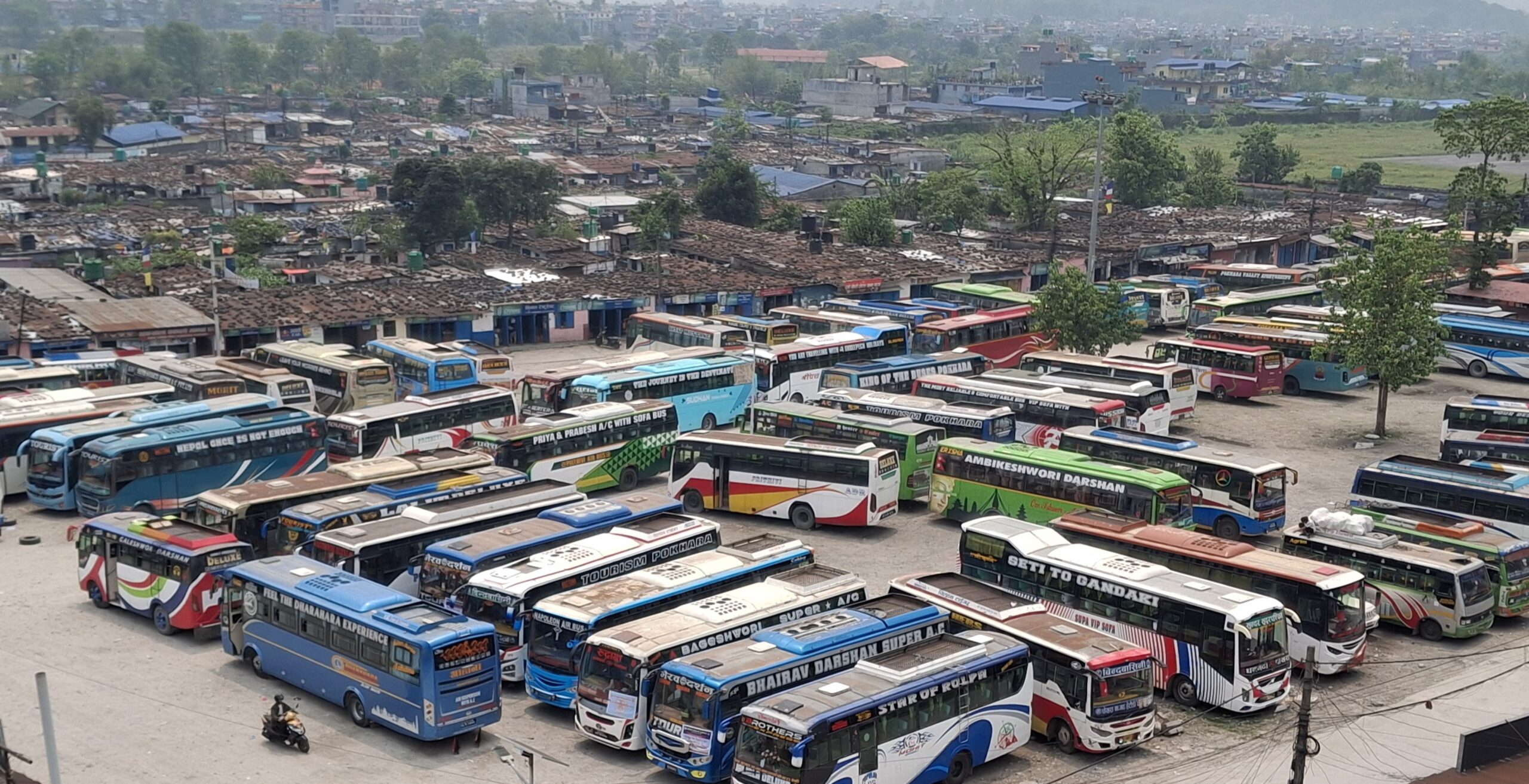 पोखरामा अतिक्रमित बसपार्क क्षेत्र खाली गराउन ३५ दिने सूचना