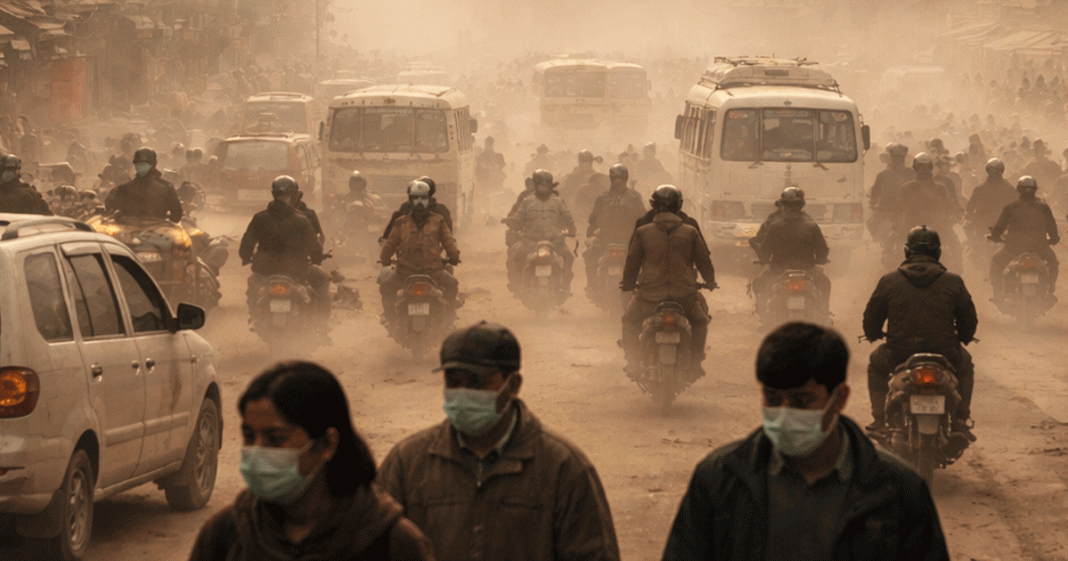 वायु प्रदूषण बढेपछि सावधानी अपनाउन प्रहरीको आग्रह