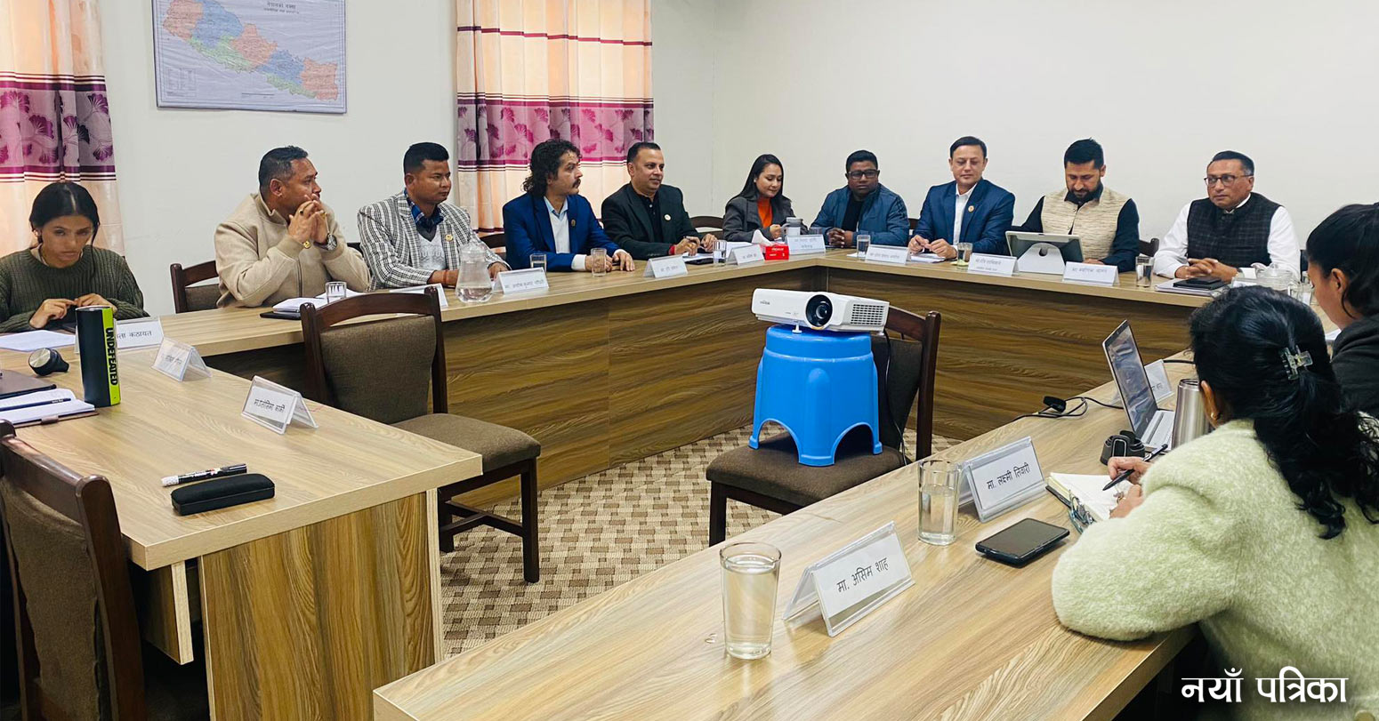 सिंहदरबारमा रास्वपा संसदीय दलको बैठक