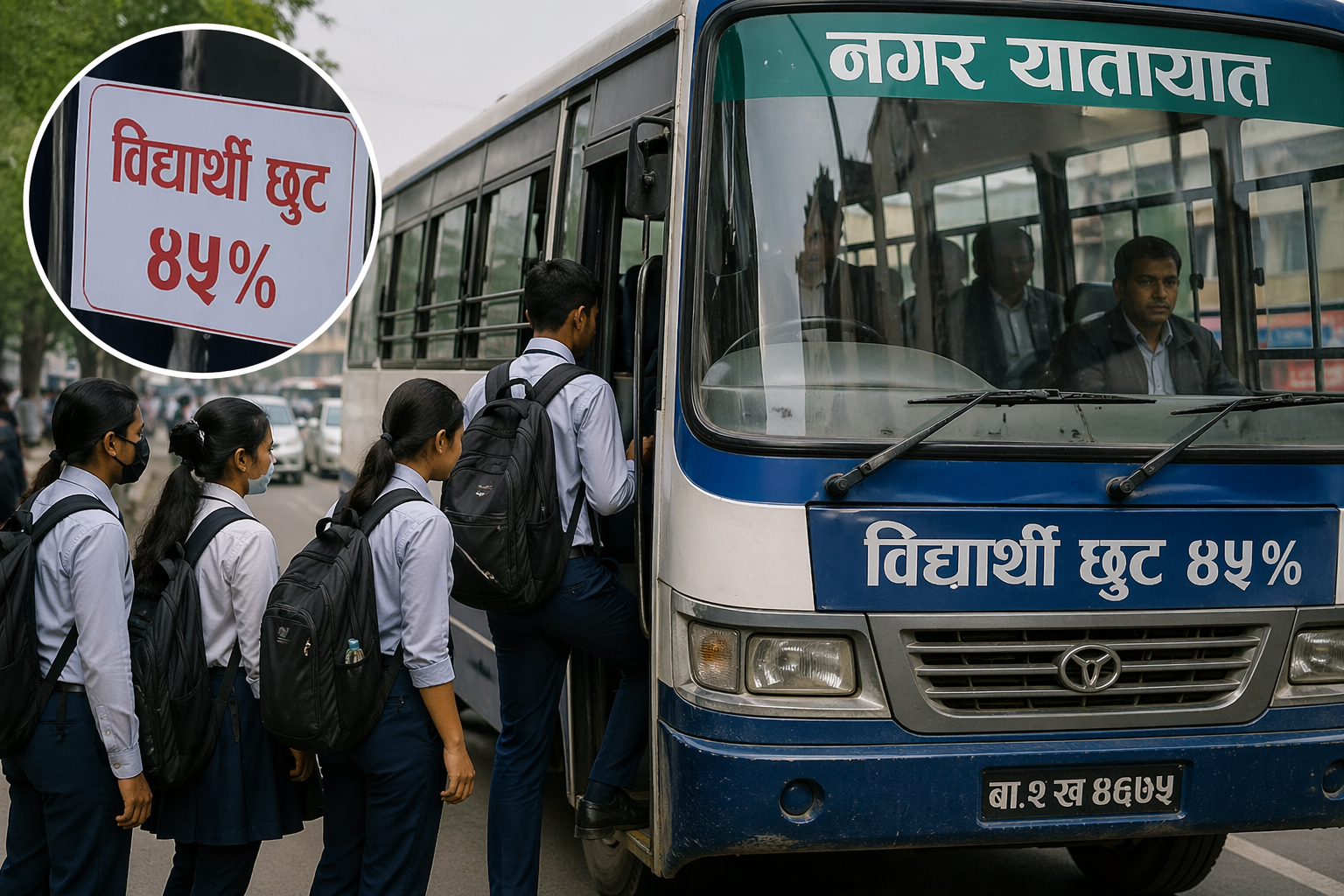 विद्यार्थीलाई ४५% भाडा छुट अनिवार्य: अवज्ञा गर्नेलाई कारबाही चेतावनी