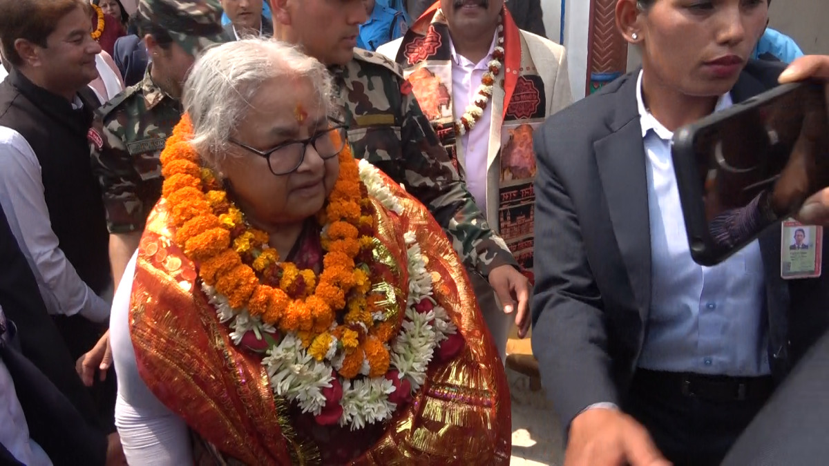 जनकपुरमा प्रधानमन्त्री कार्कीको पहिलो भ्रमण, जानकी मन्दिरमा पूजा अर्चना