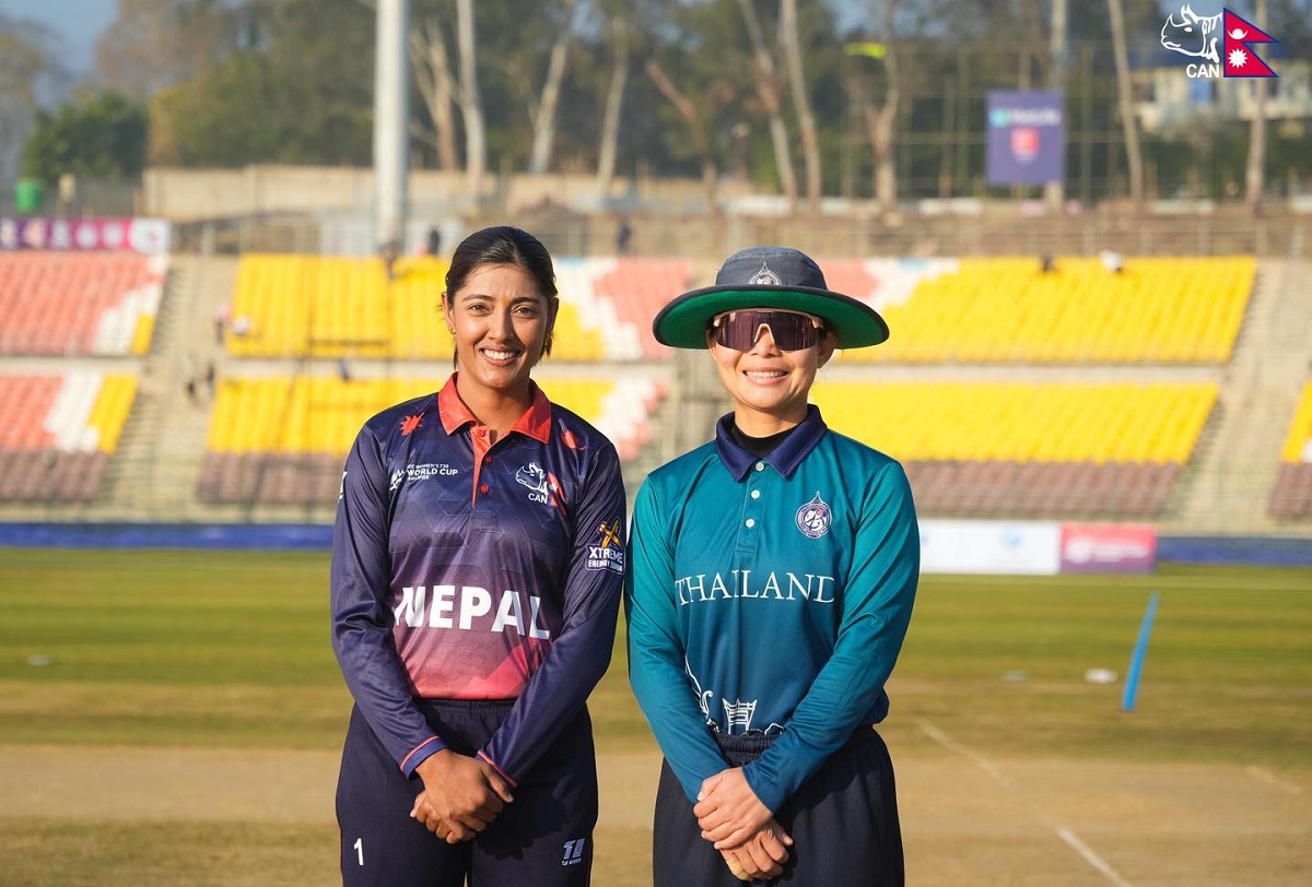 थाइल्यान्डसँग नेपाल ८ विकेटले पराजित