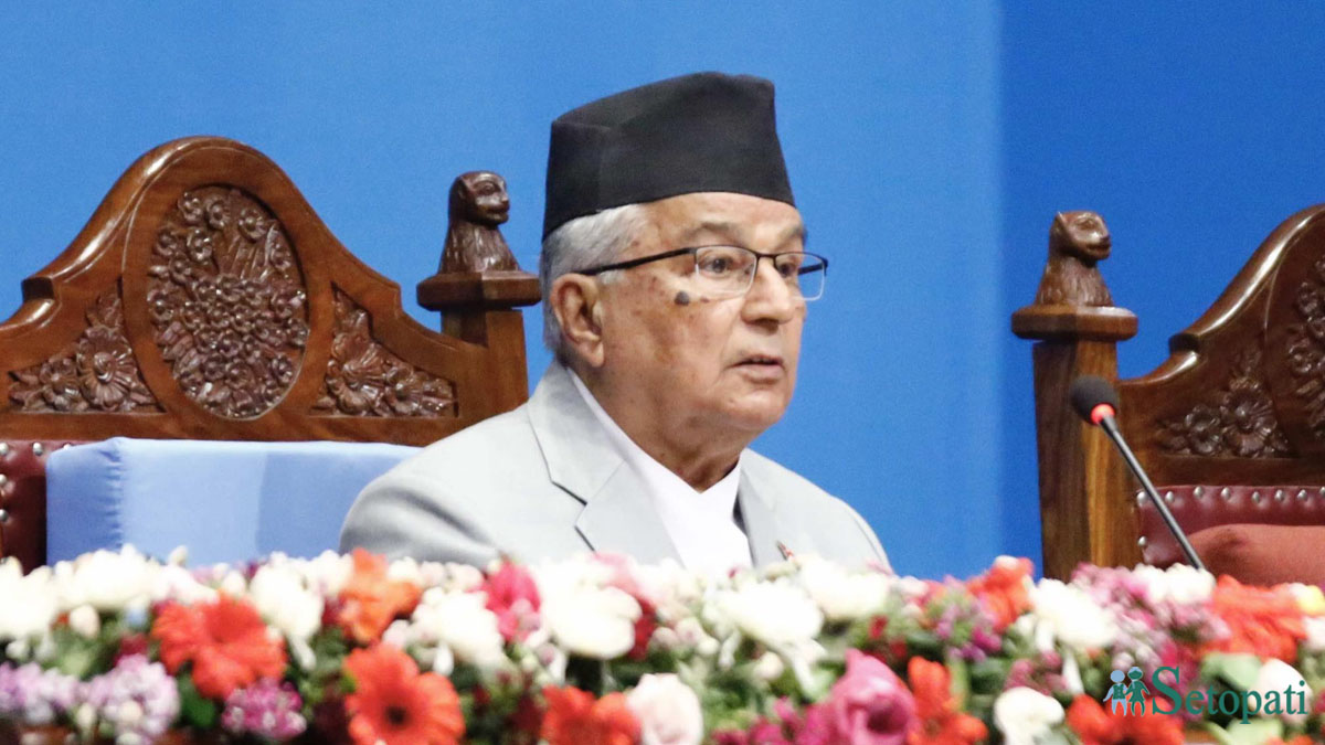 राष्ट्रपति पौडेलको शान्ति, सद्भाव र राष्ट्रिय एकताका लागि अपिल